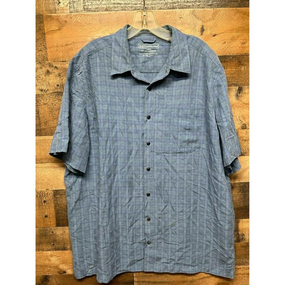 5.11 Tactical Series Men's Short Sleeve Button Up Size Large - Picture 1 of 4